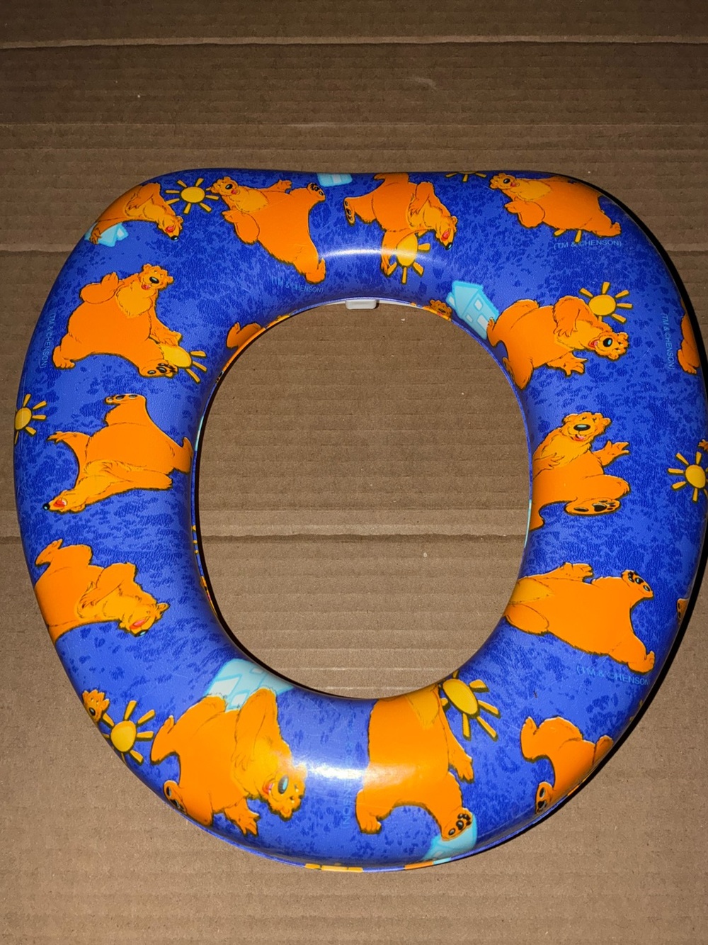 HTF Bear in the Big Blue House Soft Potty Training Seat/ Ring